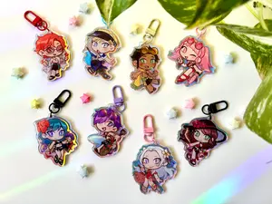 FE3H Summer Rainbow Acrylic Keychain