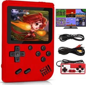 Sup Handheld Game Consoles, Retro Mini Game Player with 500 Classic FC Games, 2.8-Inch Color Screen Support for Connecting TV & Two Players Best Gift Ever For Christmas Day!