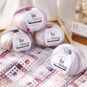 Zebra Striped Yarn Ball, Gradient Dye Medium Coarse Thread, Soft DIY Knitting Material, for Fashion Sweaters, Jackets, Scarves, Hats, Gloves