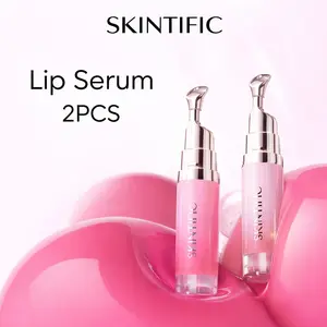 SKINTIFIC Lip Serum 2pcs Day & Night Lip Combo – Tinted + Clear for All-Day Hydration & Overnight Repair