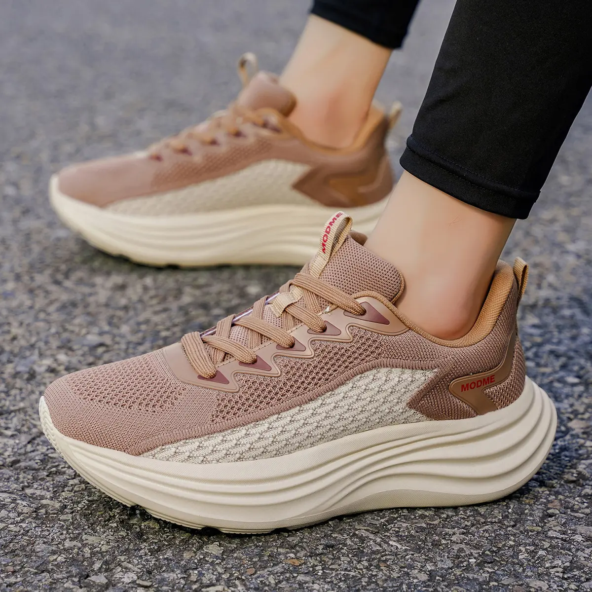 Women's Casual Trainers - Sporty Running Shoes with EVA Midsole, TPU Support, Cushioned Comfort, Non-Slip Sole, Breathable Design for Gym Workouts & Daily Wear