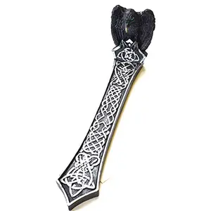 Raven Incense Holder 10 Inch with Celtic Knot — Stick Incense Burner