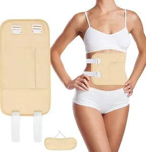 Castor Oil Pack Wrap, Reusable Organic Castor Oil Packs for Liver Detox, Castor Oil Pack Compress for Liver Detox with Adjustable Elastic Strap Flannel Cotton Machine Washable Anti Oil Leak Skincare Comfort heating pad for gf