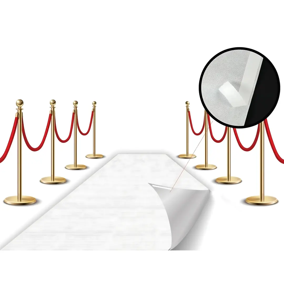 Carpet Floor Runner Hollywood Party Decoration Fabric 100 GSM 2x15ft