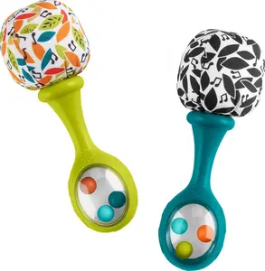 Baby Rattle Maracas Set, 2 Soft Musical Instruments for Sensory & Developmental Play 3+ Months Baby Rattle Maracas Set, 2 Soft Musical Instruments for Sensory & Developmental Play 3+ Months