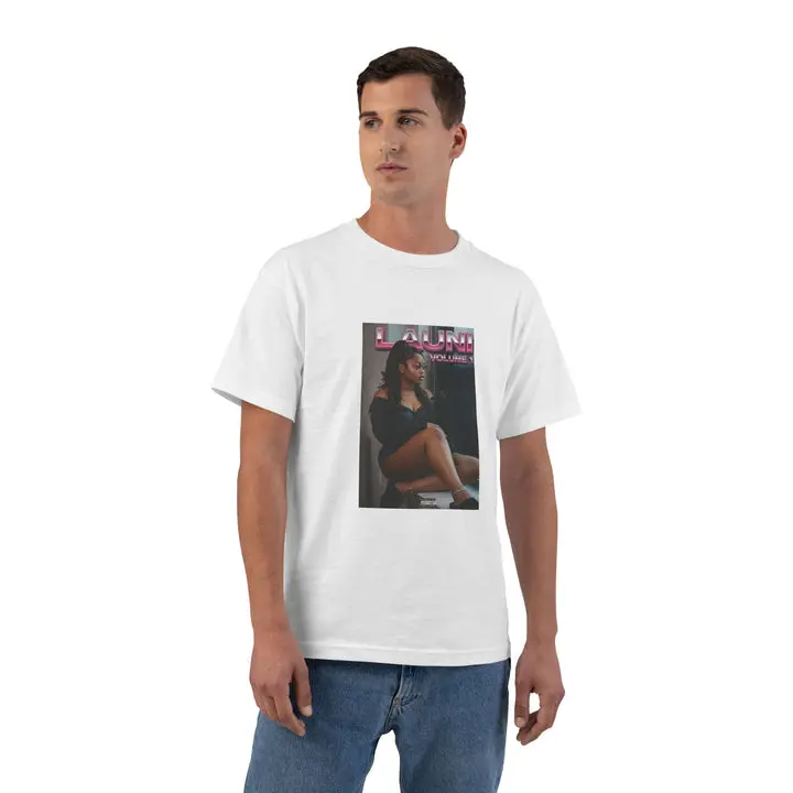 Vintage Pin-Up Photo unisex T-Shirt — Retro Magazine Cover Tee