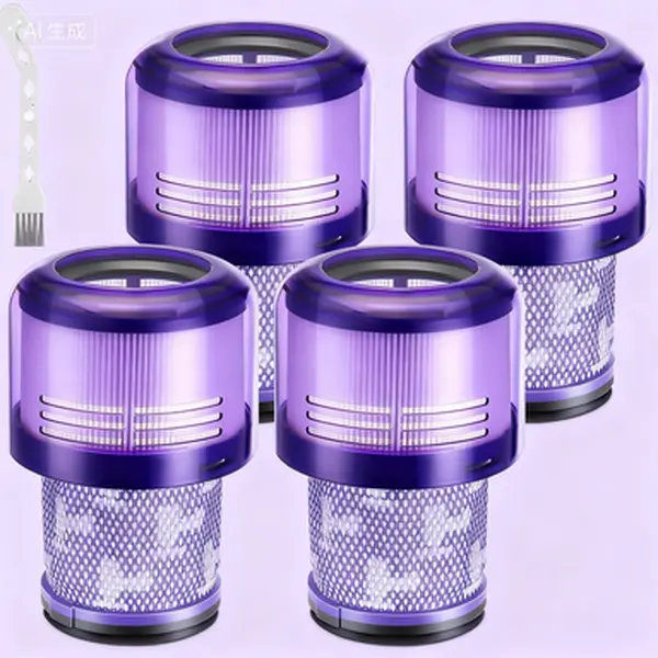 Compatible Vacuum Filters 4 Pack High Performance for Dyson V11 Cordless Reusable Long Lasting Advanced Filtration System