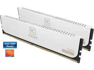 Team Group T-CREATE EXPERT 32GB (2 x 16GB) 288-Pin PC RAM DDR5 6400 (PC5 51200) Desktop Memory Model CTCWD532G6400HC32ADC01