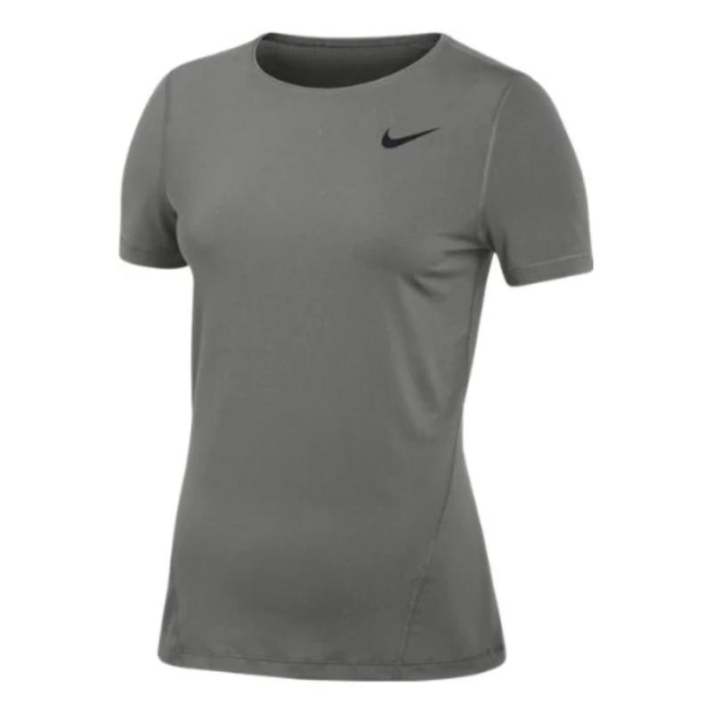 Nike Women's Pro Allover Mesh SS Top 2.0 Dri-FIT Technology Stay Dry Cooling Mesh Ideal for Sports Activities