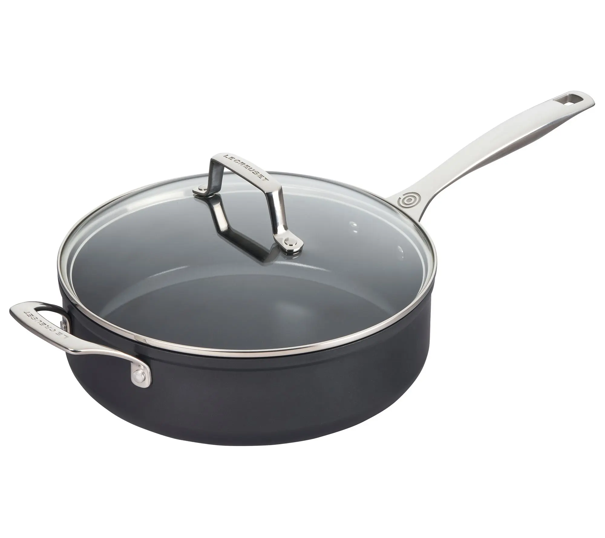 Le Creuset Essential Ceramic 4.25 qt. Saute Panw/ Glass Lid Le Creuset Essential Ceramic 4.25 qt. Saute Panw/ Glass Lid