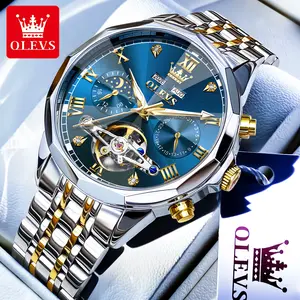 Celebrity endorsement flagship luxury sports mechanical watch OLEVS brand hollow luminous waterproof men's automatic watch 6620