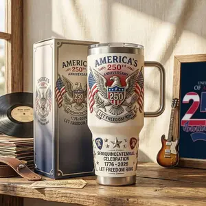 America 250th Anniversary Semiquincentennial Celebration 1776-2026 Tumbler