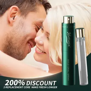 Hotluck Gold Oral Spray - Breath Spray for Bad Breath, Fresh Breath Spray, Mouth Freshener, Cool Mint 9ml*3 (Set of 1)