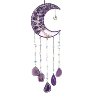 Moon Tree of Life Dream Catcher with  Pendant   Large Dream Catchers Wall Decor  Dreamcatcher Wall  Ornament for Bedroom Living Room  Decor