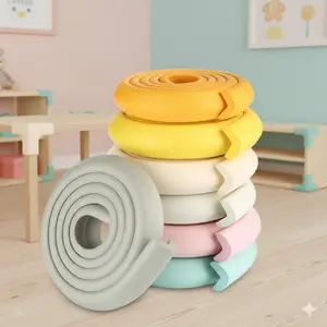 Upgraded L-Shaped Thick Corner Guard: Self-Adhesive, Waterproof Table Edge Protector, Baby Safety Padding, Cuttable Furniture Bumpers, Soft Corner Cushions for Toddlers, Child Safety Wall Protectors