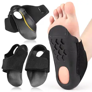 Toeless Arch Support Sleeves Compression Foot Socks for Plantar Fasciitis Heel Pain Relief Flat Feet Neuropathy Soft Elastic Fabric Men Women Wear with Sandals Shoes