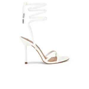 Steve Madden Nerie Strappy Heel in White Patent