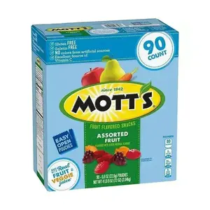 Mott's Assorted Fruit Flavored Snacks, 0.8 oz., 90 pk
