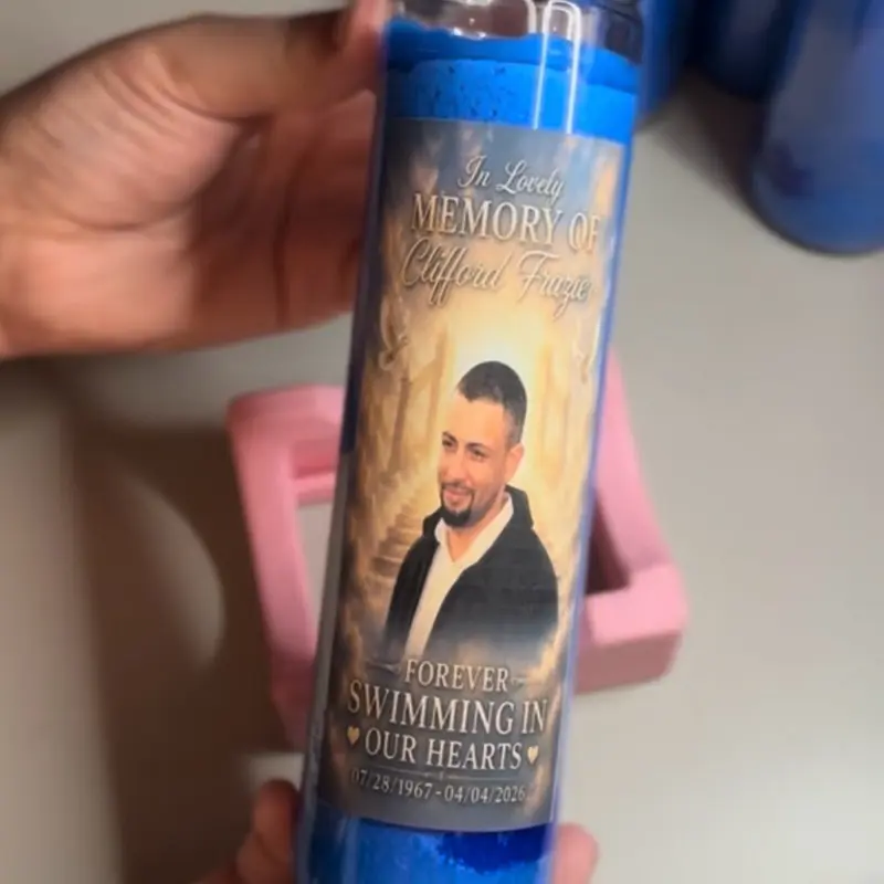 ️Custom Memorial Prayer Candles