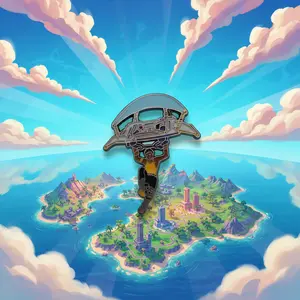 Fortnite Glider Parachute Pin