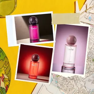 Caché Fragrance | Fleur Éclatante + Ombre Élégant + Cerisier Rouge | Rosewood Silk Essence | Eau De Parfum (3 x 1.7oz / 50ml)