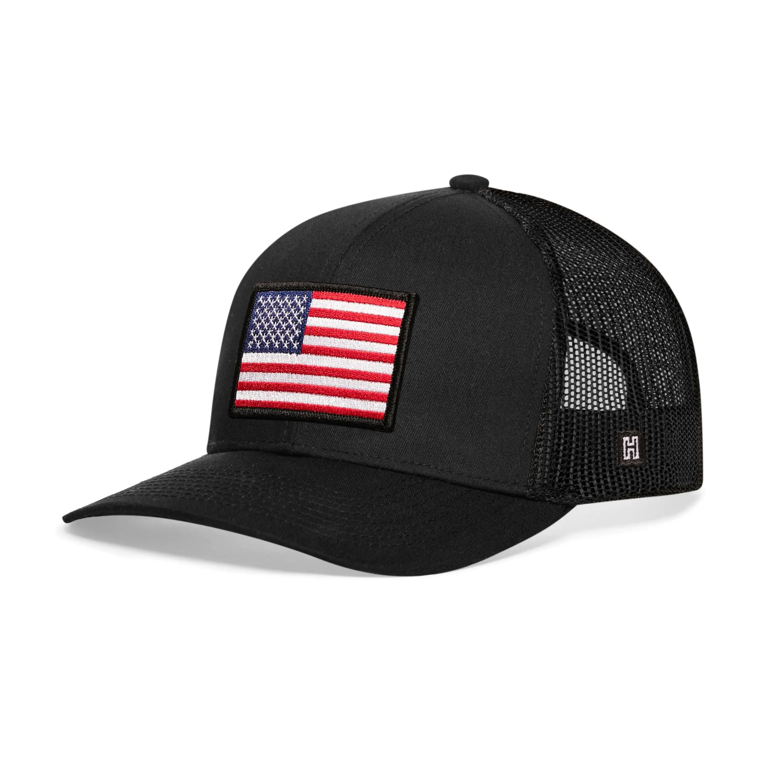American Flag Trucker Hat  |  USA Snapback