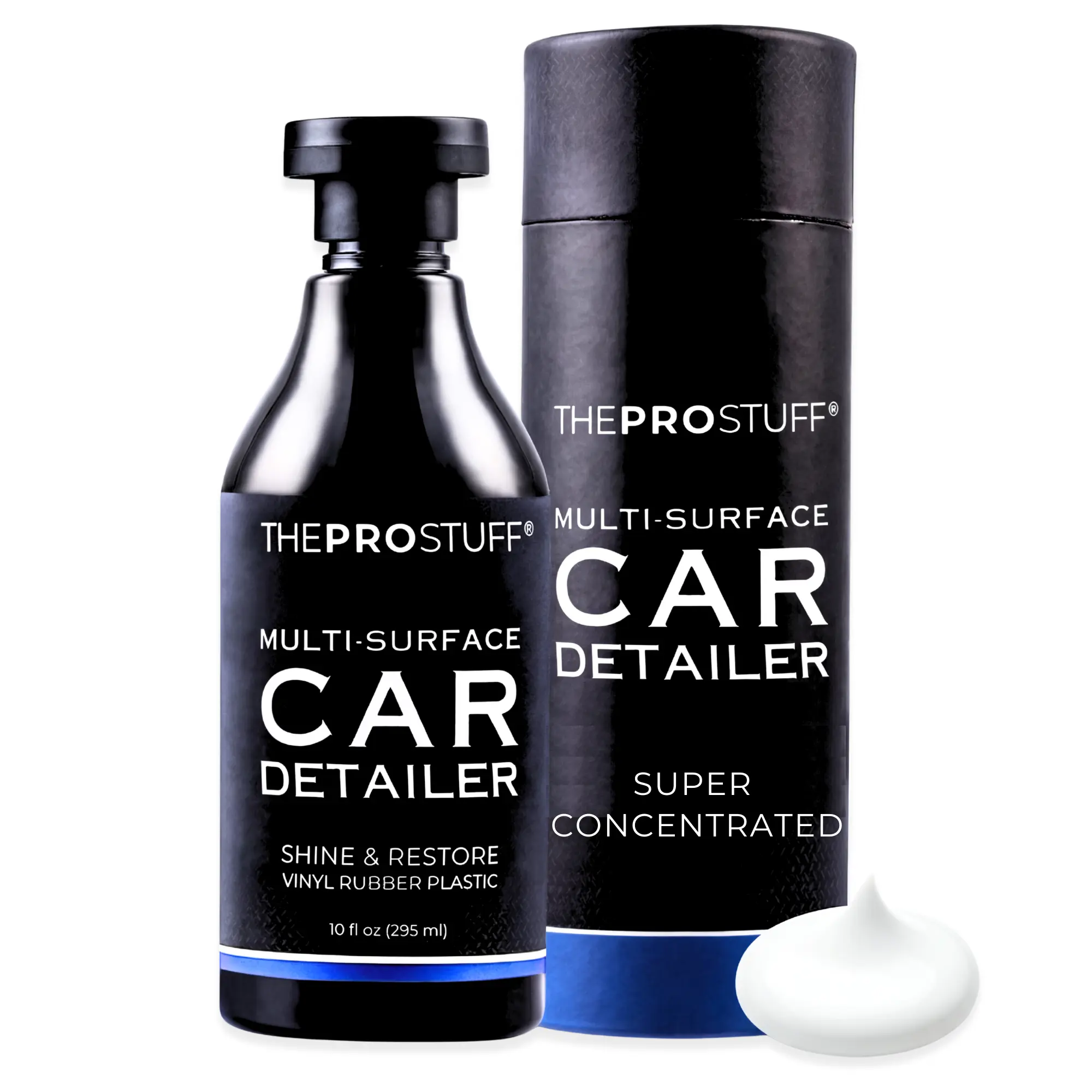 The Pro Stuff Concentrated Water-Based Multi-Surface Car Detailer - Matte Shine, UV Protection, Streak & Residue-Free, Smooth, Vinyl/Rubber/Plastic Restorer for Automotive Dashboard, Trim, Door Panels, Tires