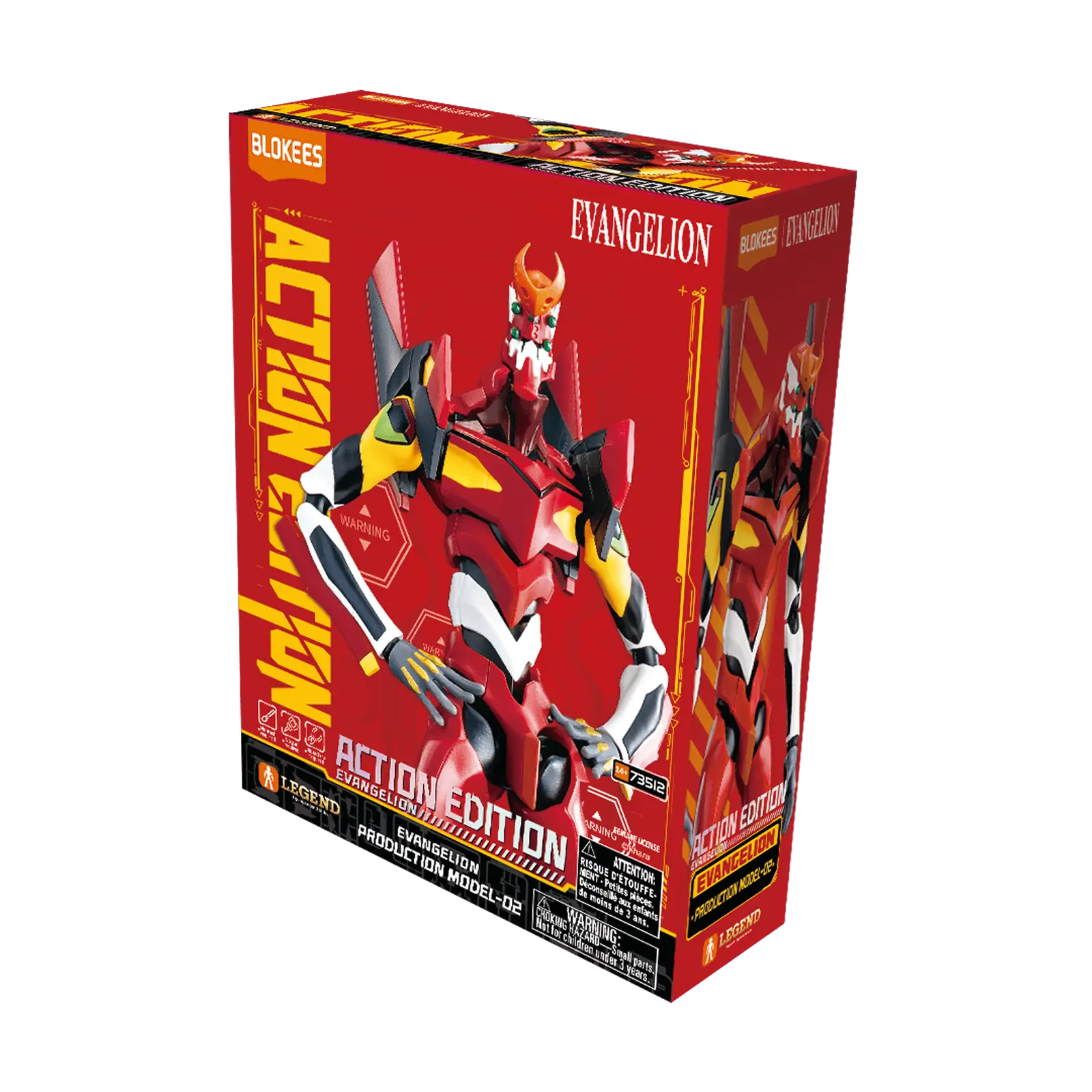 Blokees | Evangelion Production Model-02 Action Edition