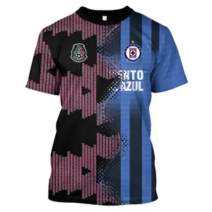 Personalise Liga MX Cruz Azul Mix México 2021/22 Away Jersey