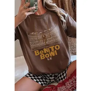 Benito Bowl 2026 Garment-Dyed Shirt, Heavyweight Retro Football Tee, Classic Game Day Fan Outfit