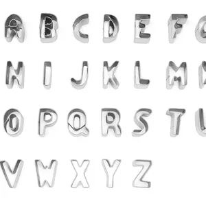 Mini Alphabet Stainless Steel Cookie Cutter Set
