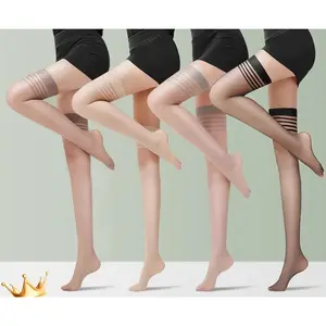 Two For One!!! Women's stockings summer thin high tube half leg half knee stockings