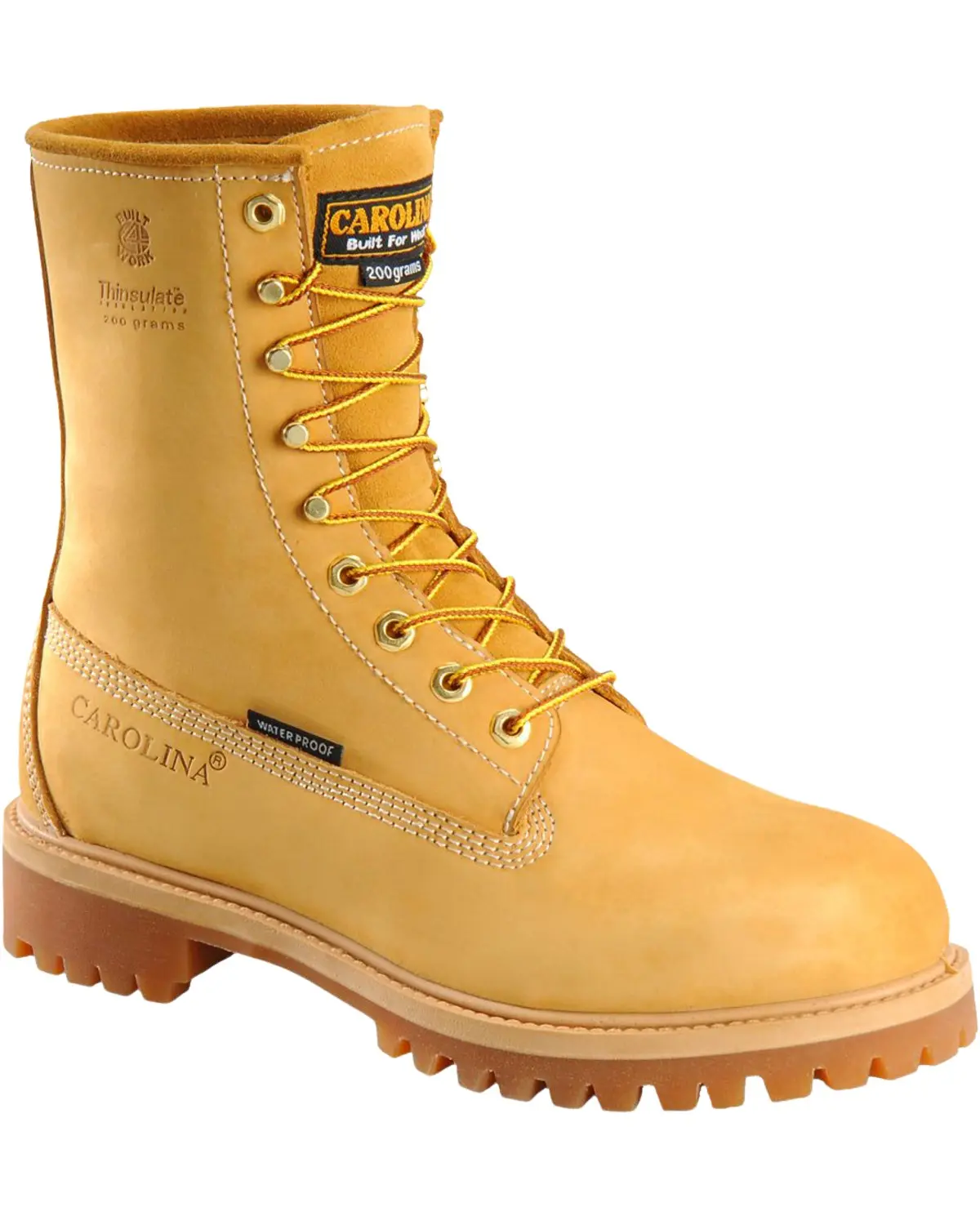 Carolina Men's Men'S 8" Waterproof Insulated Work Boot Soft Toe - Ca7145