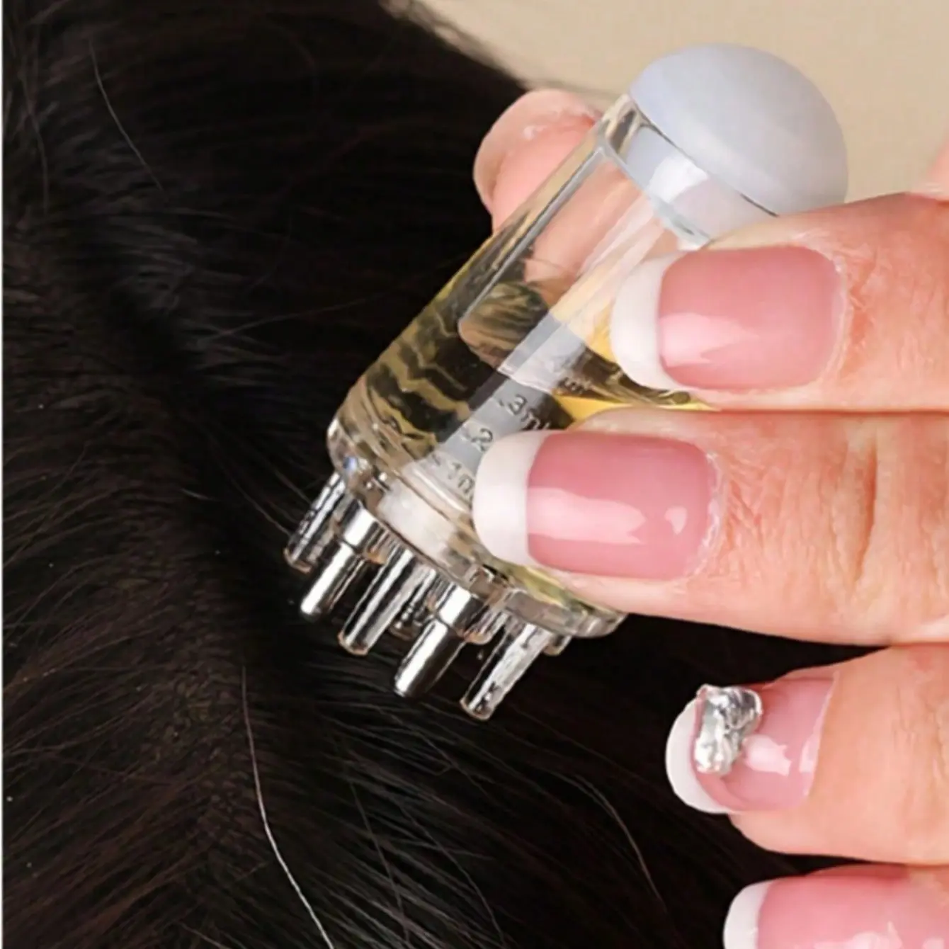 Multifunctional Mino Scalp Applicator, Liquid Massage Comb, Head Leather Oil Flow Applicator, 2.2 Inch X 0.98 Inch