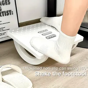 1pc Stepping Foot Stool, Under Table Massage Foot Pedal, Relieve Fatigue And Massage Fatigue Feet, Anti Cross Legs, Suitable For Office Or Desk, Ergonomic Desk