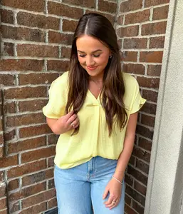 The Morgan Top - Yellow