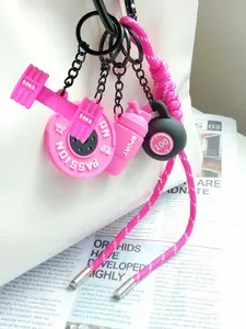 Sport Fitness Gym Keychain Accessories Set, Keychain Lanyard- Snake Vajra Knot Braided Rope Charms, Colorblock Kettlebell Keyring, Barbell Plates Keychain, Sport Water Bottle Keychain, Gym Bag Purse Charm Gift for Women Men