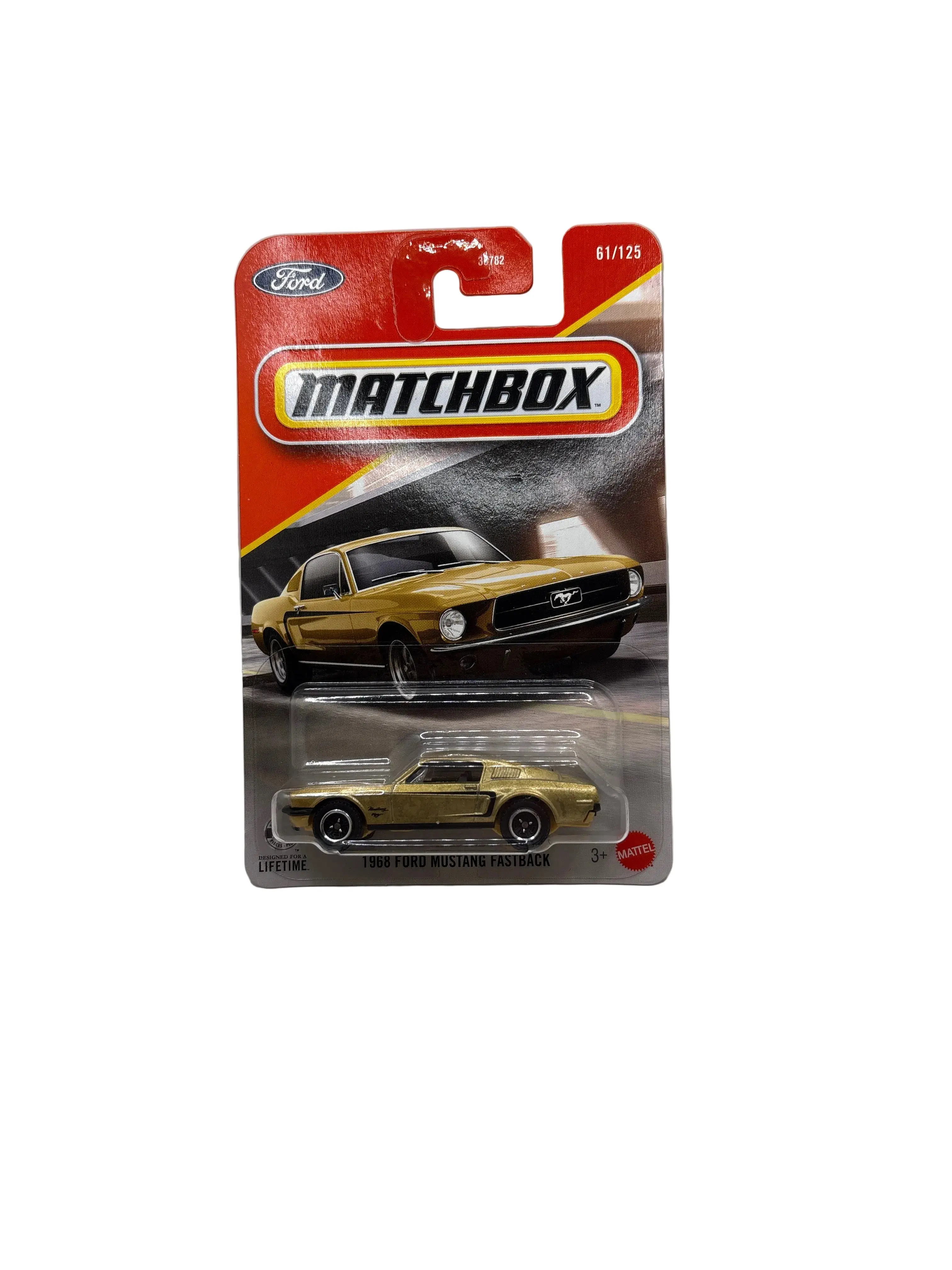 Matchbox 1968 Ford Mustang Fastback Diecast gold