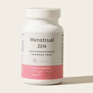 ZENZSUAL Menstrual Dietary Supplement for Health, Water Retention, Cramps Relief