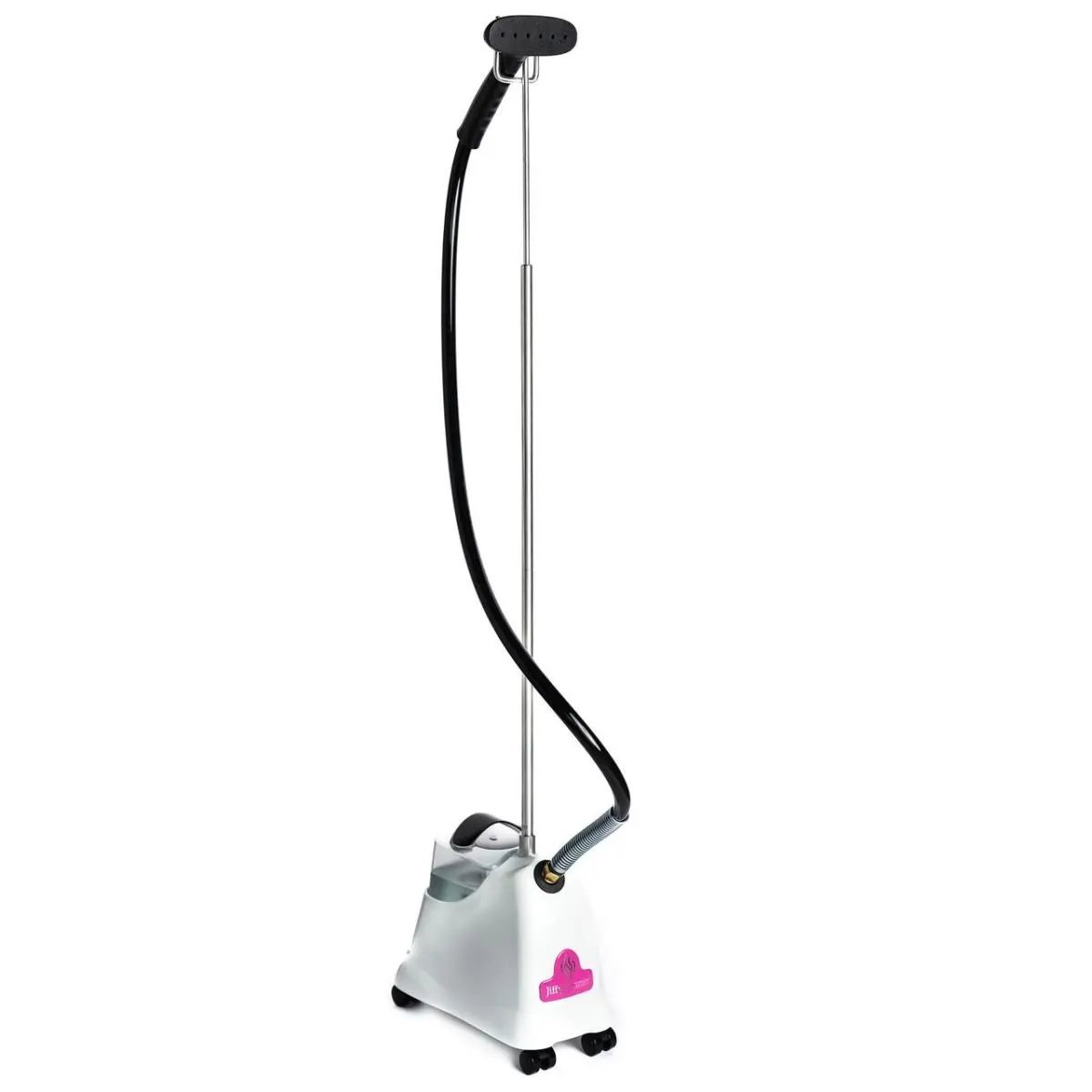 Jiffy J-2000 Clothing Steamer - Pink, Steamer for Clothing, Home Use, 18 lbs, Gentler Alternative to Ironing, Wrinkle-Free