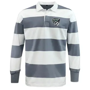 Chicago Valkyries Classic Long Sleeve Hooped Rugby Jersey
