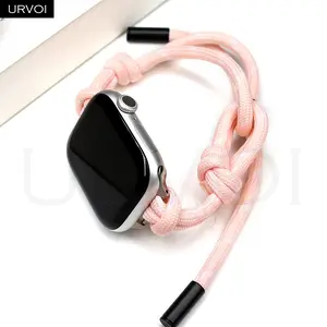 URVOI Band for Apple Watch Series  11 10 9 8 7 6 SE 5 Stretch loop Strap for iWatch parachute cord durable colorful girl wristband