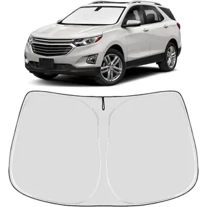 Proadsy 2026 Upgrade Front Windshield Sunshade Foldable Sun Shade Protector Custom Fit/Chevy Equinox 2017-2024 Accessories