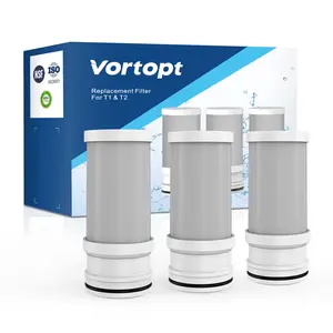 NSF Certified Replacement for T1-ACF/T2-ACF Faucet Water, 3-6 Months Lifetime, Reduces chlorine, taste and odor T1/T2 Filter