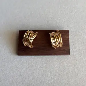 Amour Jasmine earrings S925 silver and 18k gold