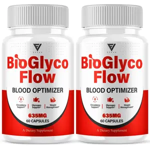 (2 Pack) BioGlyco Flow Blood Optimizer, BioGlyco Flow Supplement (120 Capsules)