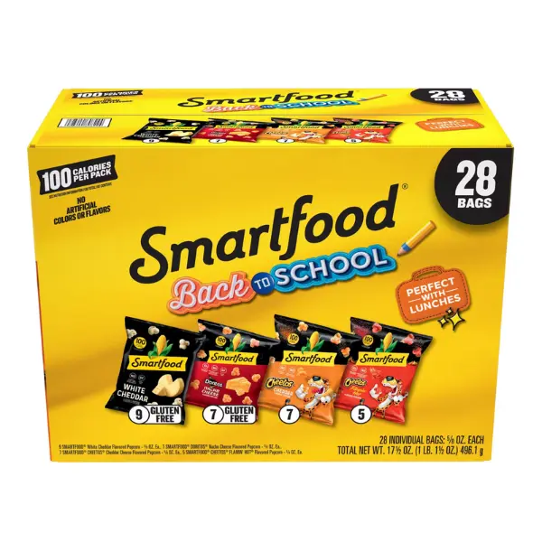 Smartfood Back to School Popcorn Variety Pack – 17.5 oz, 28 Pack