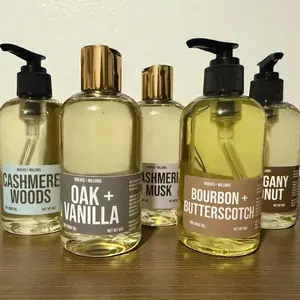 Masculine 8 ounce Wolves & Willows Dry Body Oil - Choose Your Scent - Non-Toxic Phthalate-Free Formula