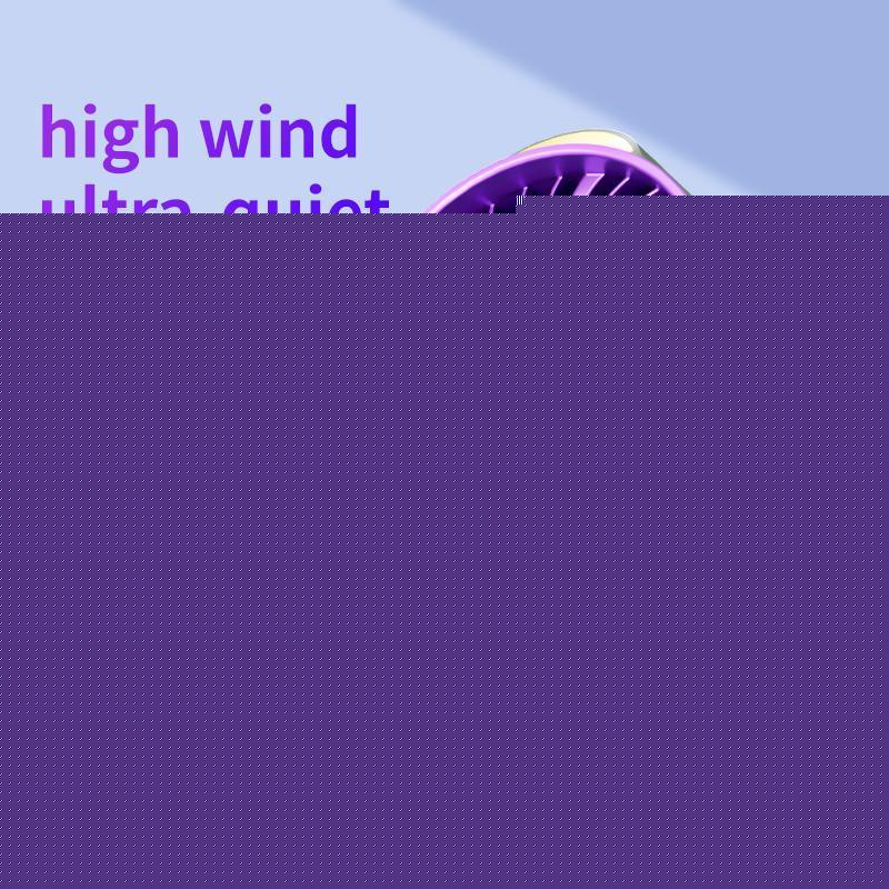 USB Rechargeable Mini Desk Fan, LED Display 100 Speed Settings Clip Fan, Wall Mount Small Office Fan, Quiet 36dB, Type-C Charging