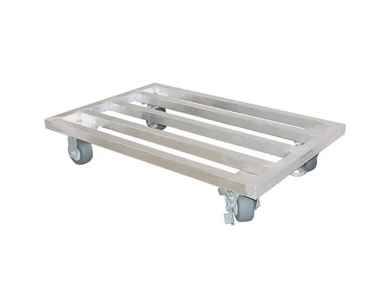 Prairie View MDR2448 Mobile Dunnage Aluminum Racks, 7.5 x 24 x 48 in.